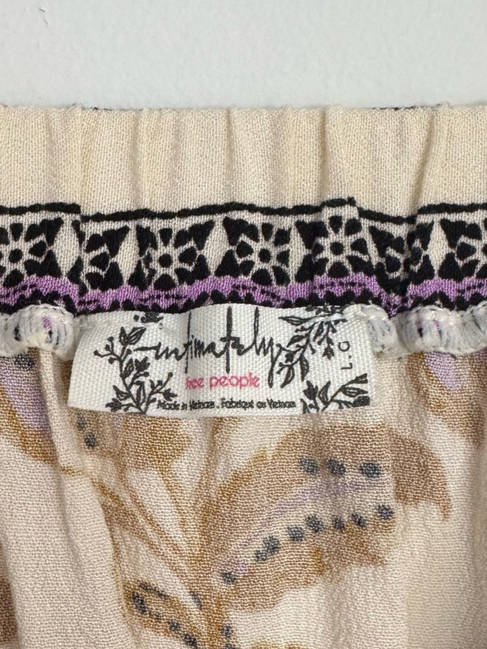 Free People Blooming Boarders Floral Bodysuit Size Large - Picture 4 of 7